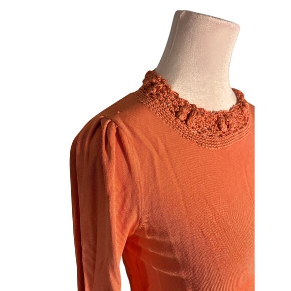 House of Harlow 1960 x REVOLVE Citrus Long Sleeve Split Sleeve Knitted Womens XS - Picture 7 of 7